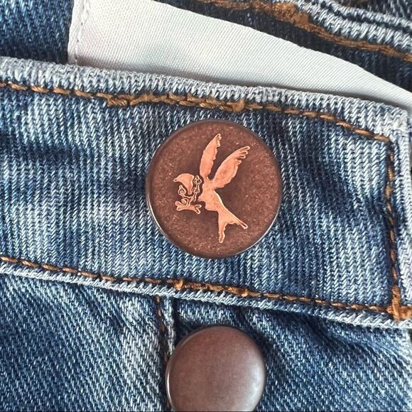 ONE TEASPOON Denim Shorts in Medium Wash Denim Size 26 - Picture 3 of 14